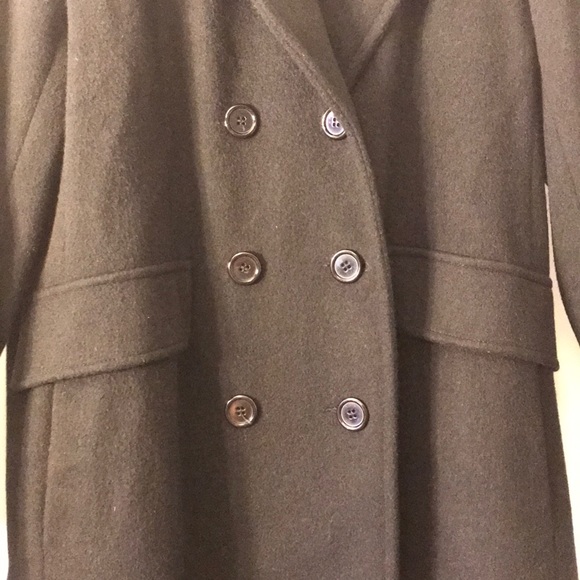 Black Wool peacoat - Picture 3 of 7